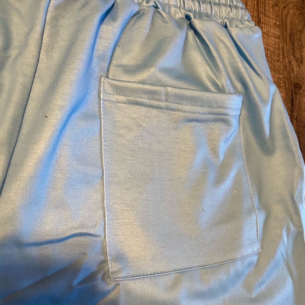 Medium Blue Track Shorts - Picture 3 of 5